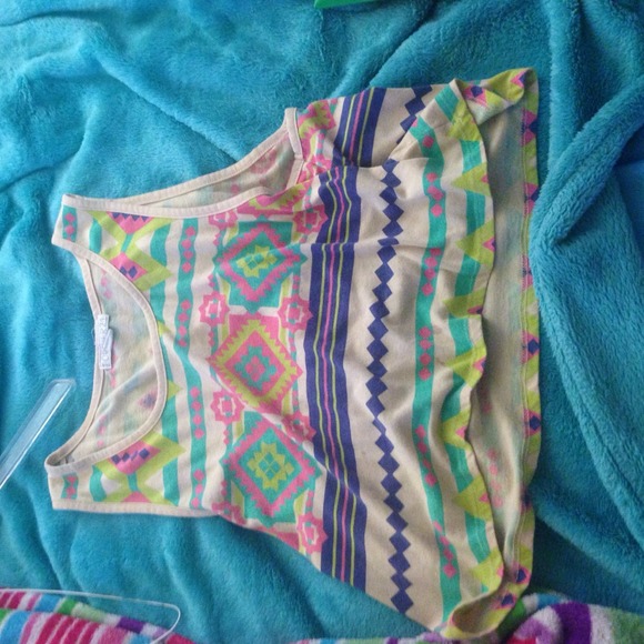 Aztec crop top