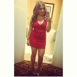 Red Vegas dress!
