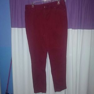 Lands End Maroon jeans