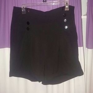 Bettie Page High Wasted Shorts