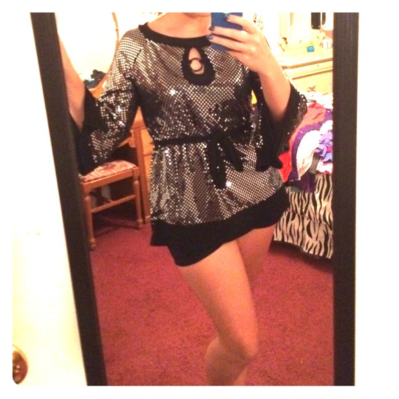 Sequin Shirt - Picture 1 of 2