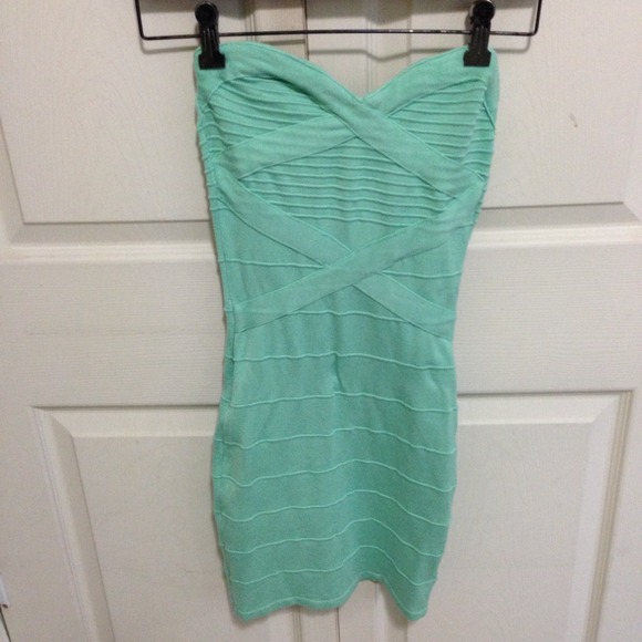 Mint bandage dress