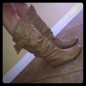Tan boots