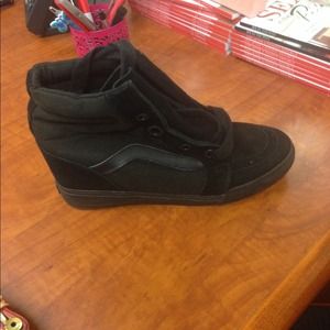 Black VANS Heeled Shoe