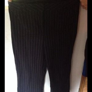 Dress pants with stripes