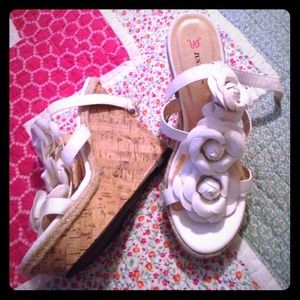 Beautiful wedges. Never worn.