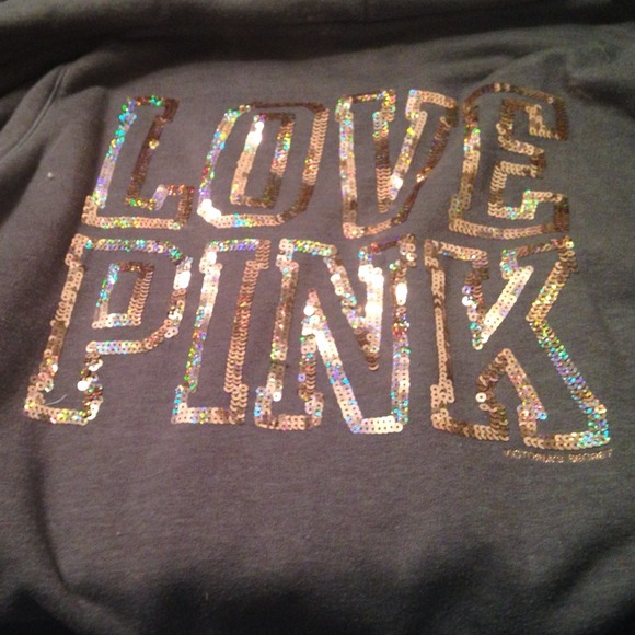 Gray Victoria secret winter sweat shirt