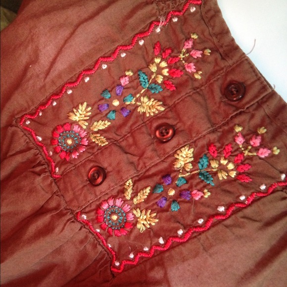 SOLD π« Boho Peasant Top - Picture 3 of 4