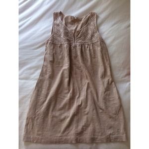 Nude cotton dress from J.Crew