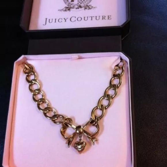 ❌SOLD❌Juicy Couture Gold Bow Necklace❌SOLD❌