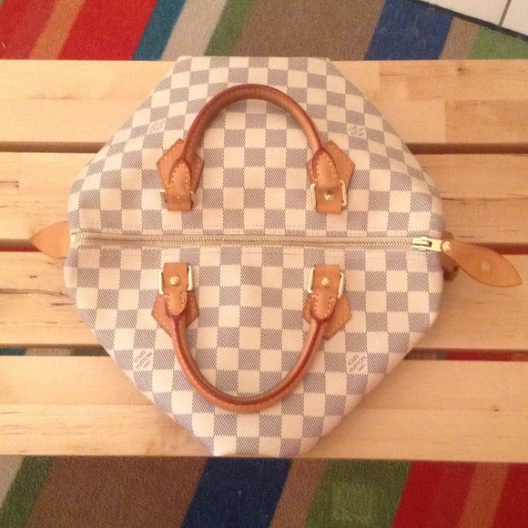 SOLD  LOUIS VUITTON DAMIER AZUR SPEEDY 30