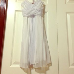 While Stitch Between dress