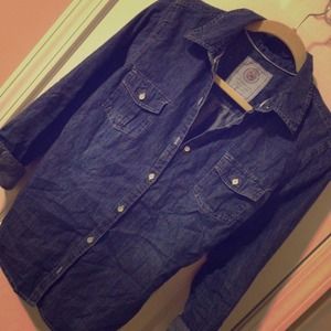 Bundle for @ciaux85 ⭐denim shirt/birdcage necklace