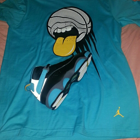 Jordan 6 rings (size: 6- juniors)& Jordan Tshirt