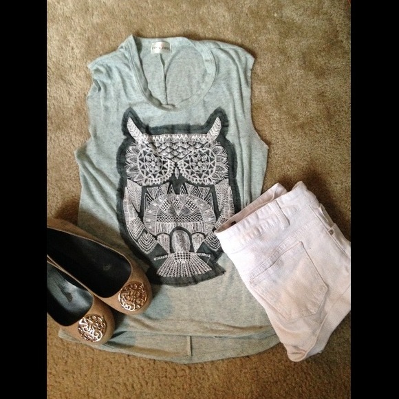 Owl tank top
