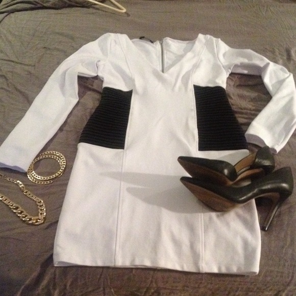 Bebe dress with leatherette corset M