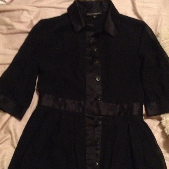 Casual black dress