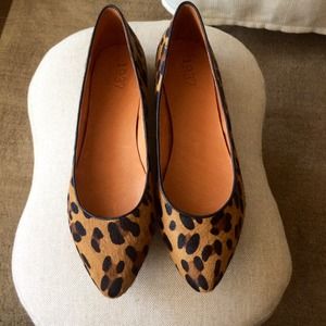 Madewell Shoes - Madewell Calf Hair Leopard Sidewalk Skimmers Madewell Shoes - Madewell Calf Hair Leopard Sidewalk Skimmers