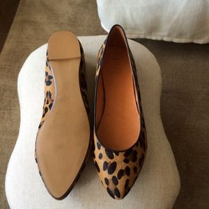Madewell Shoes - Madewell Calf Hair Leopard Sidewalk Skimmers Madewell Shoes - Madewell Calf Hair Leopard Sidewalk Skimmers