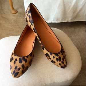 Madewell Shoes - Madewell Calf Hair Leopard Sidewalk Skimmers Madewell Shoes - Madewell Calf Hair Leopard Sidewalk Skimmers