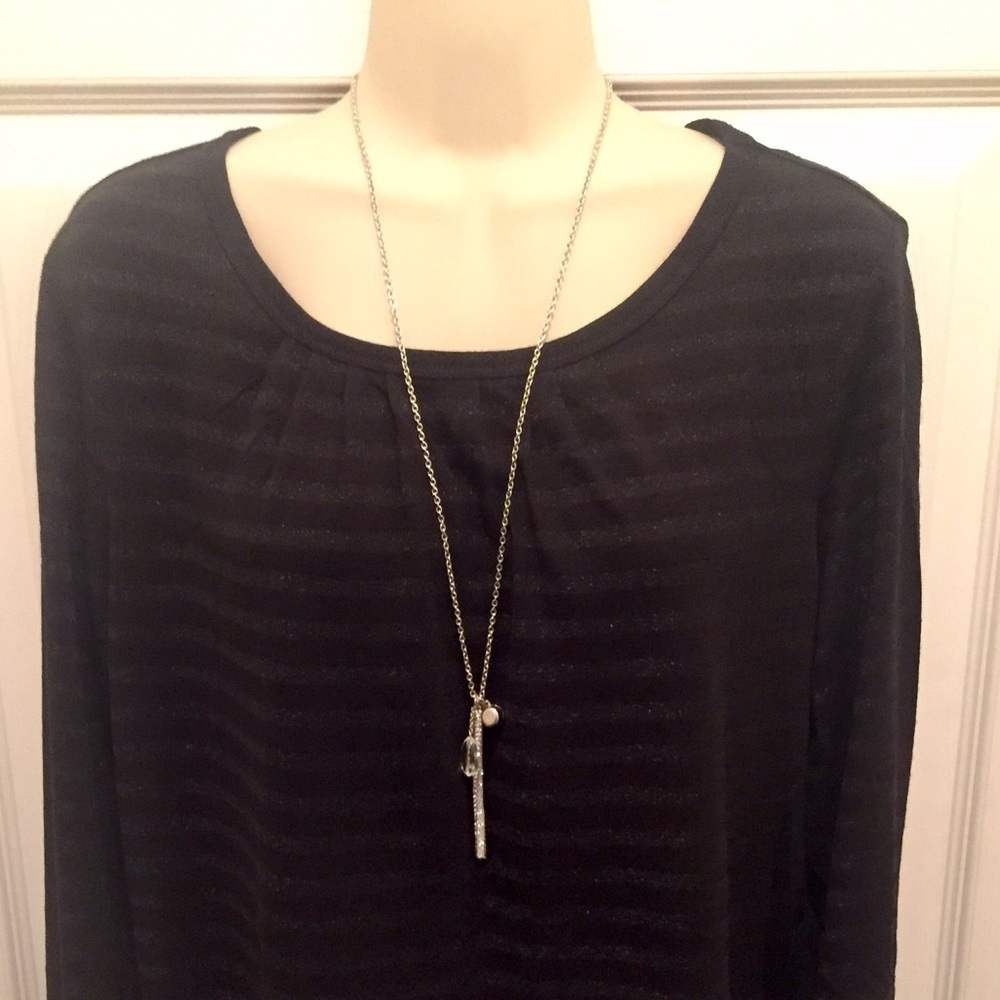 Long-sleeve stripe top