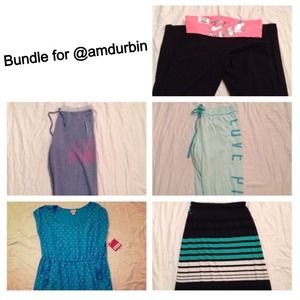 BUNDLED NOT FOR SALE Brand new PINK yoga pants
