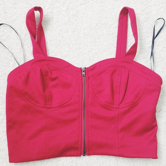 SOLD red bustier