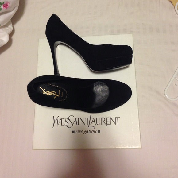 Selling YSL Gisele 80 pumps, Kid Scamosciato Nero