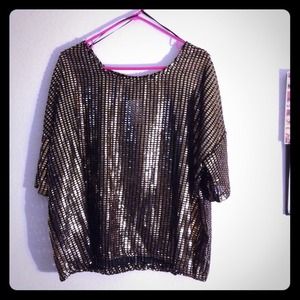 💟NEW💟H&m gold blouse
