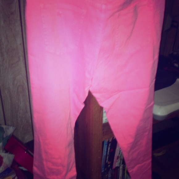 Pink jeans