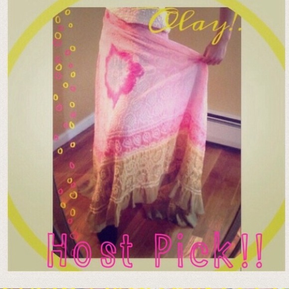 Stunning 100% silk skirt