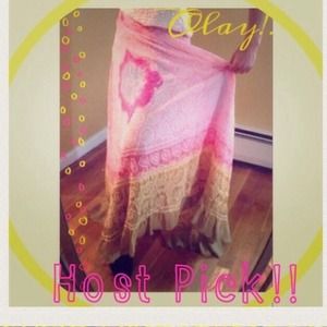 Stunning 100% silk skirt