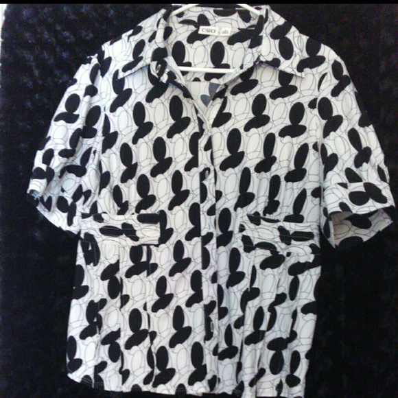 Black and White dress Shirt
