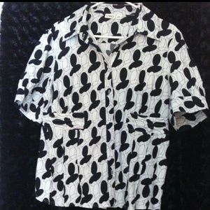 Black and White dress Shirt