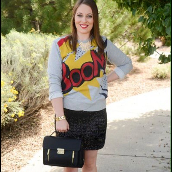 Top Handle Crossbody Bag in Black