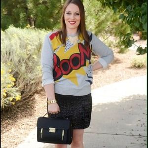 Top Handle Crossbody Bag in Black