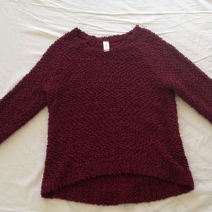 Wine colored sweater