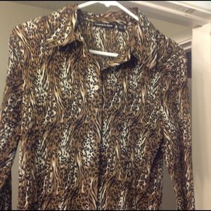 🌺Animal Print Blouse🌺