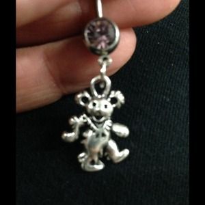 Grateful dead dancing bear belly button rings