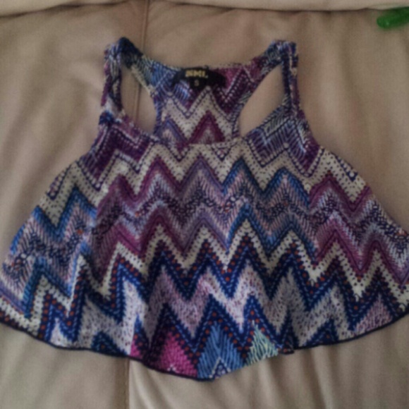 Chevron crop top