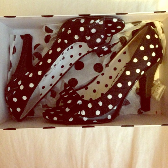 Betsey Johnson peep toe heels