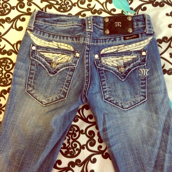 Miss Me light wash boot cut jeans