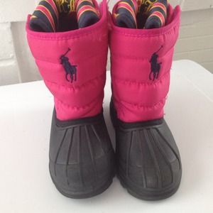 Ralph Lauren POLO kids snow boots. Like new !