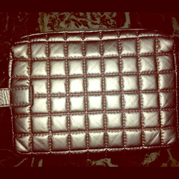 RiRi Hearts MAC Holiday Pink Metallic Makeup Bag