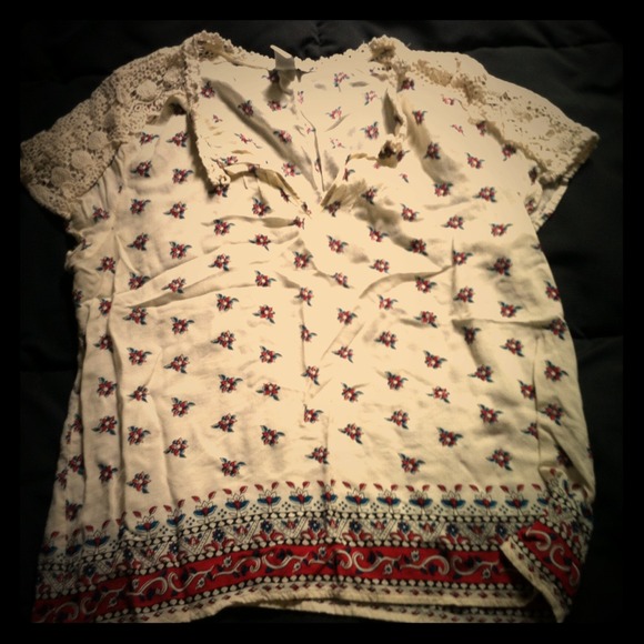 Forever 21 peasant blouse