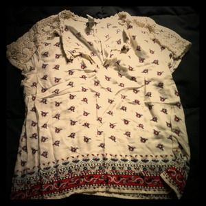 Forever 21 peasant blouse