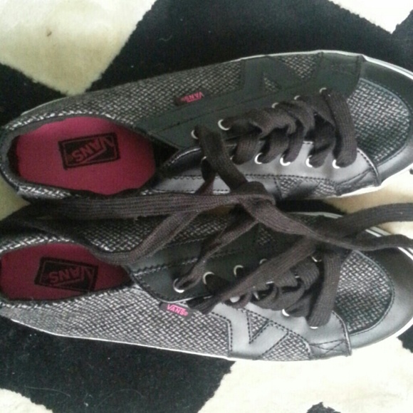 Gray and pink Vans!!