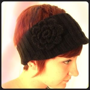 Black Knit Headband!