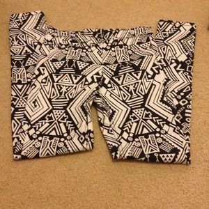 tribal print skinny jeans