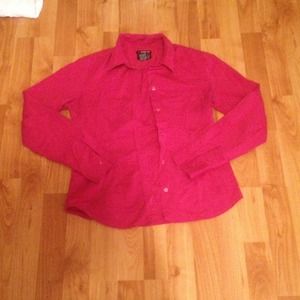 Pink long sleeve dress shirt